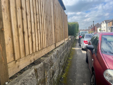 Pavement parking on Grovehill Road, Redhill